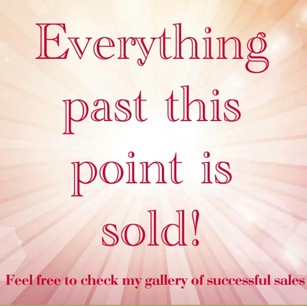 Sold items, satisfied buyers